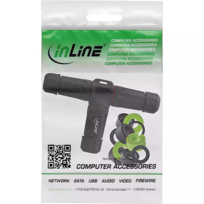 Adapter βύσματος τροφοδοσίας InLine 69927U — καθολικός adapter για διεθνείς πρίζες