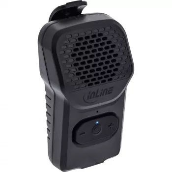 Mono φορητό ηχείο InLine 55383 — Μαύρο, μεγάφωνο 2,8 cm, Bluetooth 2,4 GHz (εμβέλεια 10 m)