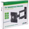 InLine 23103B Βάση τοίχου TV 109,2 cm (43 ίντσες) Μαύρο