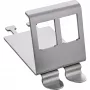 InLine 76203M Μεταλλική βάση Keystone SNAP-In, 2-πλή, για ράγα DIN, με γλωττίδα