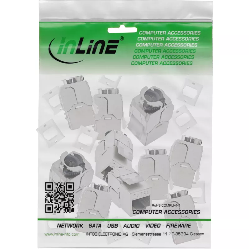 Μονάδα Keystone InLine 76202V — διαστάσεις 20×34×15 mm, συμπαγές αξεσουάρ δικτύου