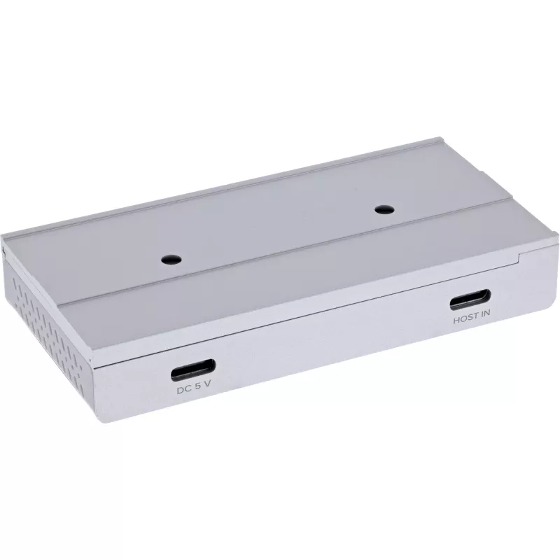 InLine 35395M Hub διασύνδεσης USB 3.2 Gen 2 (3.1 Gen 2) Type-C 10000 Mbit/s Ασημί