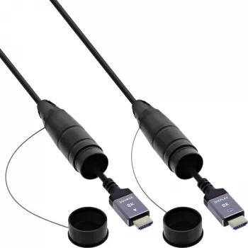 InLine 17990T Καλώδιο HDMI 90 m HDMI Type-A (Standard) Μαύρο
