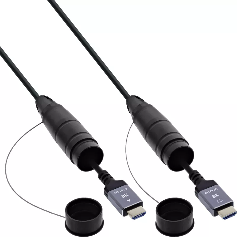InLine 17990T Καλώδιο HDMI 90 m HDMI Type-A (Standard) Μαύρο