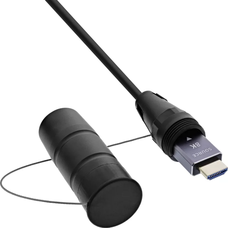 InLine 17990T Καλώδιο HDMI 90 m HDMI Type-A (Standard) Μαύρο
