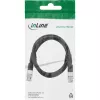 InLine Καλώδιο βίντεο BNC, 12G-SDI, 4K60Hz, 75 Ohm, 1 m, 10801S