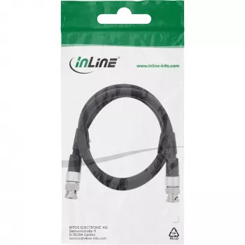 InLine Καλώδιο βίντεο BNC, 12G-SDI, 4K60Hz, 75 Ohm, 1 m, 10801S