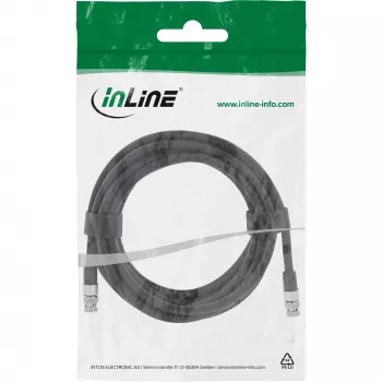 InLine Καλώδιο βίντεο BNC, 12G-SDI, 4K60Hz, 75 Ohm, 3 m, 10803S