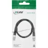 InLine Καλώδιο βίντεο BNC, 12G-SDI, 4K60Hz, 75 Ohm, 0,5 m, 10855S