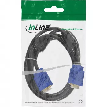 Καλώδιο VGA InLine 17719T — Καλώδιο VGA InLine, μοντέλο 17719T, βάρος 0,242 kg