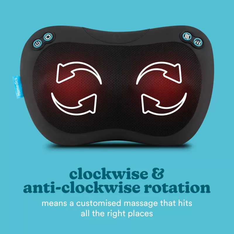 Συσκευή μασάζ HoMedics SP-45H-EB πλάτη, πόδια, αυχένας, ώμοι μαύρη