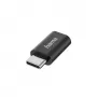 Προσαρμογέας Hama 00200310 Micro-USB σε USB-C μαύρο