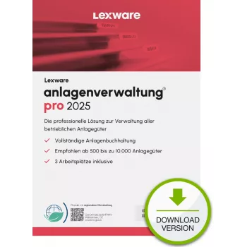 Lexware anlagenverwaltung pro 2025 «unbegrenzte Laufzeit» Λήψη Λογιστική 1 έτος(-η)
