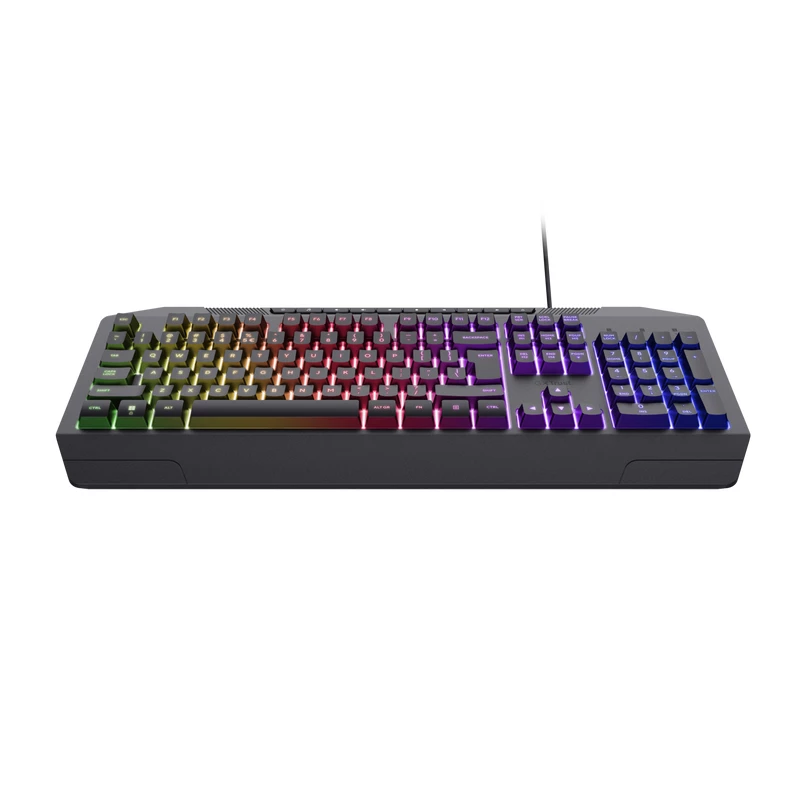 Trust GXT 836 EVOCX Πληκτρολόγιο Gaming USB Γερμανικό Μαύρο