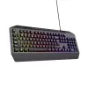 Trust GXT 836 EVOCX Πληκτρολόγιο Gaming USB Γερμανικό Μαύρο