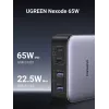 Ugreen Nexode 65 W Επιτραπέζιος ταχυφορτιστής, 2x USB-A + 2x USB-C (90747)