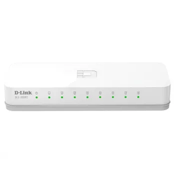 D-Link 0 Unmanaged Fast Ethernet (10/100) Desktop Λευκό