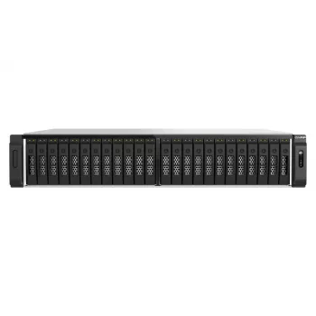 QNAP TS-H3077AFU-R7-64G NAS/Διακομιστής αποθήκευσης Rack (2U) AMD Ryzen™ 5 64 GB DDR5 0 TB QuTS hero Black, Μεταλλικό