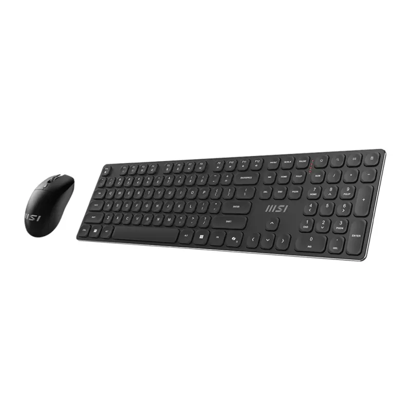 MSI FORGE K210 WIRELESS COMBO Πληκτρολόγιο Ποντίκι συμπεριλαμβανομένου Home/Office USB Μαύρο