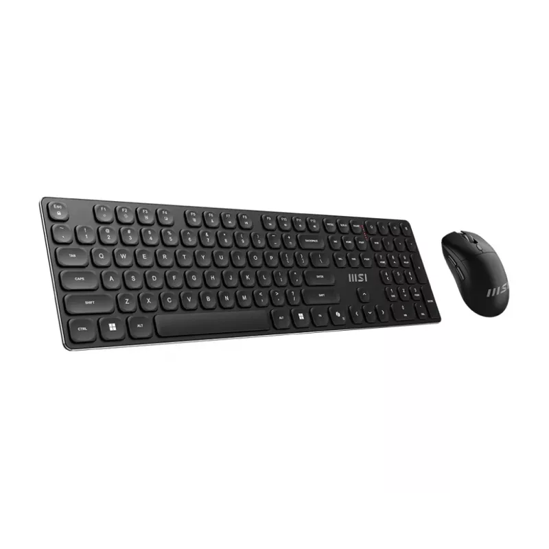 MSI FORGE K210 WIRELESS COMBO Πληκτρολόγιο Ποντίκι συμπεριλαμβανομένου Home/Office USB Μαύρο