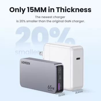 Φορτιστής εσωτερικού χώρου UGREEN Nexode Pro 65W GaN Travel Charger