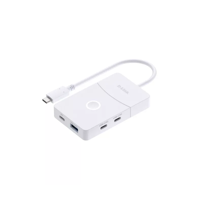 D-Link DUP-501 hub διασύνδεσης USB 3.2 Gen 1 (3.1 Gen 1) Type-C 5000 Mbit/s λευκό