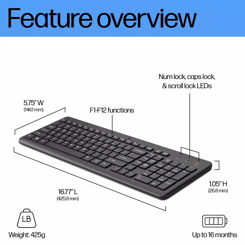 HP 220 Ασύρματο πληκτρολόγιο