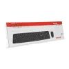 Equip 245201 Πληκτρολόγιο Ποντίκι συμπεριλαμβανομένου Γραφείου USB QWERTY Ισπανικό Μαύρο