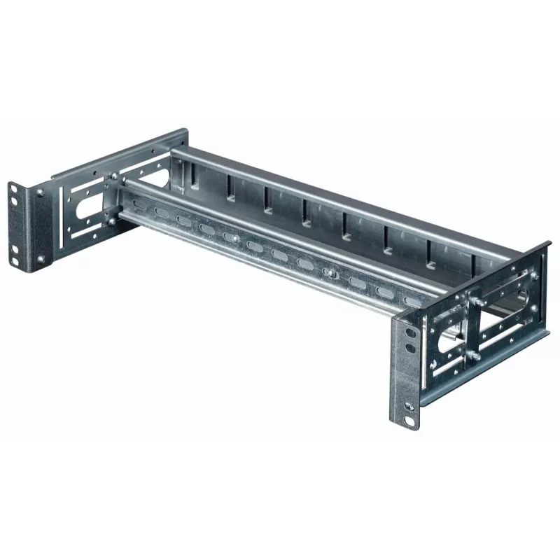 Equip EZR-DIN-4 Μονάδα ράγας DIN 19 ιντσών 2U, RAL 7035