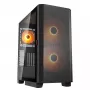 Κουτί υπολογιστή Midi Tower Cougar Airface FLO ARGB, μαύρο — υποστηρίζει 2x 180 mm μπροστά, 1x 120 mm πίσω, μονάδες δίσκου 2,5/3,5 ίντσες, 240×480×509 mm
