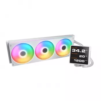 Υγρόψυξη CPU All-in-One Cougar Poseidon Vistek Pro 360 – ανεμιστήρας 120 mm, ARGB, λευκό