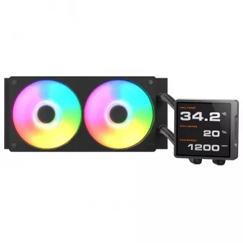 Υδρόψυξη CPU All-in-One Cougar Poseidon Vistek Pro 240, ARGB, ανεμιστήρας 120 mm, 700–2500 RPM, μαύρο