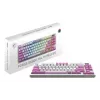 MSI FORGE GK600 TKL Ασύρματο πληκτρολόγιο gaming, QWERTZ DE, Violet