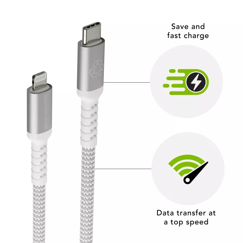 dbramante1928 re-charge Pro – Καλώδιο BRD 2m USB-C σε Lightning -W