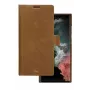 Θήκη Folio dbramante1928 Lynge για Samsung Galaxy S22 Ultra, tan, υποστηρίζει οθόνες έως 17,3 cm (6,8 ίντσες), βάση επιτραπέζια