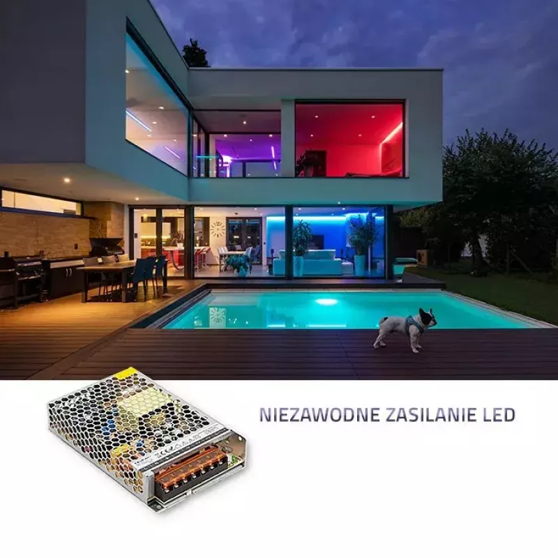 LED Driver QOLTEC 50967, σταθερής τάσης/ρεύματος, IP20, 150 W