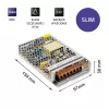 LED Driver QOLTEC 50967, σταθερής τάσης/ρεύματος, IP20, 150 W