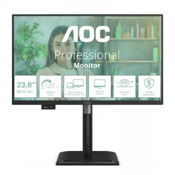 AOC 24P4CV οθόνη υπολογιστή 60,5 cm (23,8 ίντσες) 1920 x 1080 pixel Full HD LED μαύρο