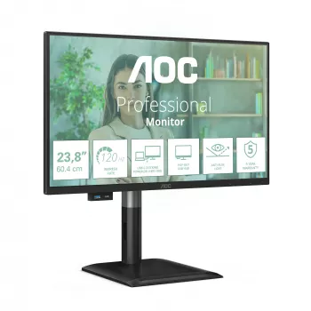 AOC 24P4CV οθόνη υπολογιστή 60,5 cm (23,8 ίντσες) 1920 x 1080 pixel Full HD LED μαύρο