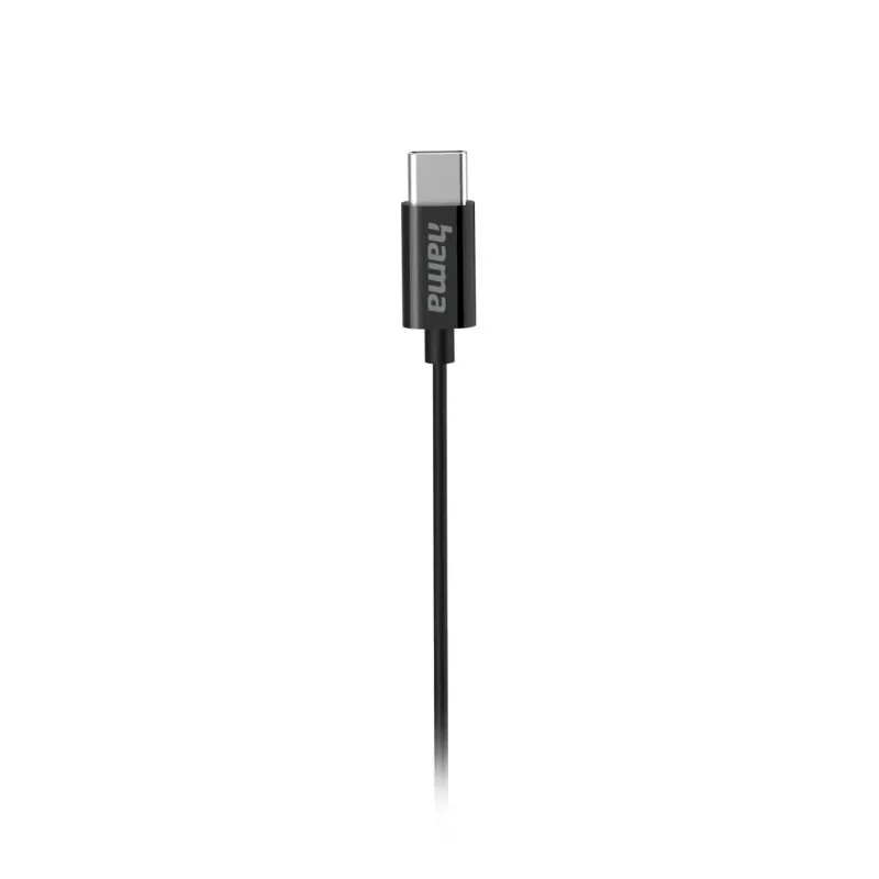 Hama Curly Headset Ενσύρματο In-Ear Κλήσεις/Μουσική USB Type-C Μαύρο
