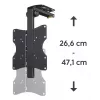 Hama 00220876 Βάση στήριξης TV στον τοίχο/βάση 116,8 cm (46 inch) Μαύρο