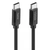 Hama Fabric Καλώδιο USB USB 2.0 1,5 m USB C Μαύρο