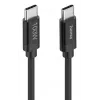 Hama Fabric Καλώδιο USB USB 2.0 1,5 m USB C Μαύρο