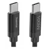 Hama Fabric Καλώδιο USB USB 2.0 3 m USB C Μαύρο
