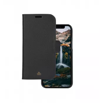 Θήκη folio dbramante1928 New York για iPhone 11/XR – Night μαύρο, 15,5 cm (6,1 ίντσες), 3 θήκες καρτών