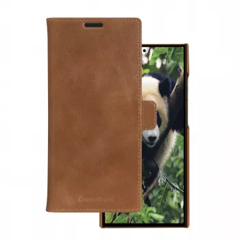Θήκη folio τηλεφώνου dbramante1928 Lynge για Samsung Galaxy S23 Ultra, tan, 3 θήκες καρτών, κατάλληλη για οθόνη 17,3 cm (6,8 ίντσες)