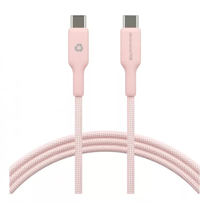 Καλώδιο USB-C σε USB-C dbramante CB20CCPI7206 — 1,5 m, ροζ