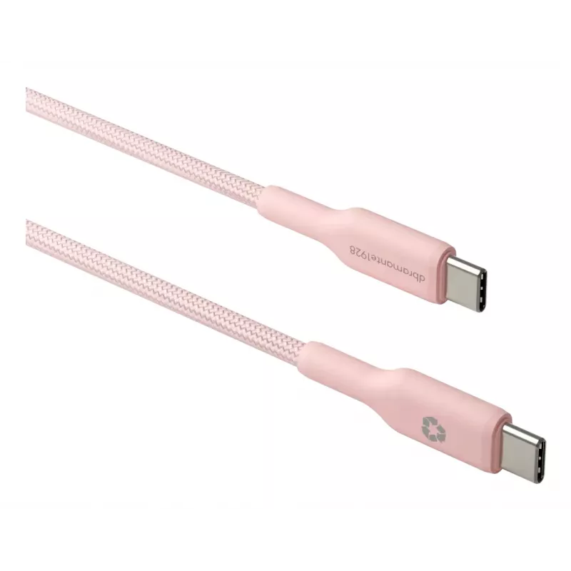 Καλώδιο USB-C σε USB-C dbramante CB20CCPI7206 — 1,5 m, ροζ