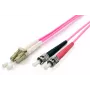 Equip LC/ST οπτική ίνα patch cable, OM4, 3m, 3 m, OM4, LC, ST