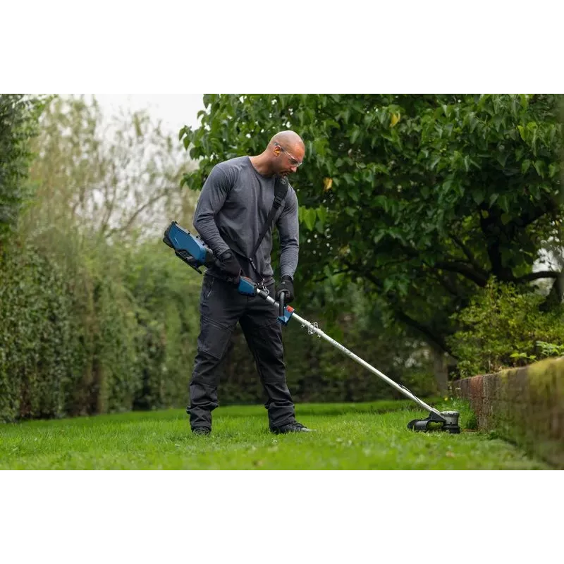 Bosch 0 600 8D0 200 Θαμνοκοπτικό/Χορτοκοπτικό 40 cm Μπαταρίας Μαύρο, Μπλε